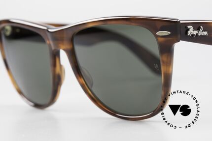 Ray Ban Wayfarer II JFK USA Sonnenbrille B&L, G15 Mineralgläser mit dem legendären B&L, Passend für Herren