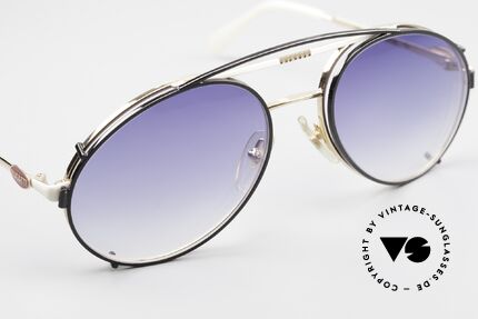Bugatti 64319 80er Sonnenbrille Sonnenclip, ein altes Original von 1983 und KEINE RETRObrille!, Passend für Herren