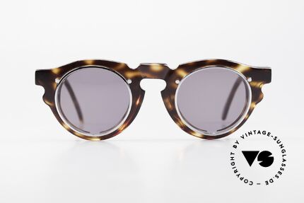 IDC 768 Vintage Panto Sonnenbrille, sehr stabiler Rahmen in absoluter Top-Qualität, Passend für Herren und Damen