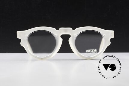 IDC 768 Vintage Panto Brille 1990er, außergewöhnliche Rahmen-Details (typisch IDC), Passend für Herren und Damen
