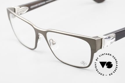 Chrome Hearts GAG'N Herren Luxusbrille Für Kenner, Federscharniere & mit 925 Sterling Silber Dekor, Passend für Herren