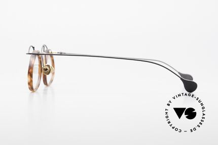 Paul Chiol 06 Kunstvolle Designerbrille 90er, ungetragenes Meisterstück mit orig. DEMO-Gläsern, Passend für Herren und Damen
