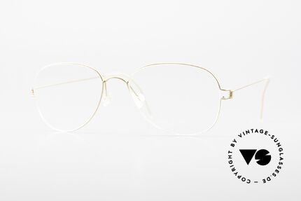 Lindberg Apollon Air Titan Rim Aviator Titanium Brille Unisex, extrem stabile Fassung, flexibel & elastisch, und nur 3g, Passend für Herren und Damen