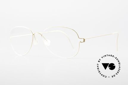 Lindberg Apollon Air Titan Rim Aviator Titanium Brille Unisex, ungetragenes Designerstück + orig. Lindberg Magnet-Etui, Passend für Herren und Damen