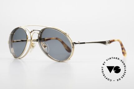 Bugatti 11948 Luxus Herrenbrille Mit Clip On, keine Tropfen- od. Aviatorform, sondern Bugatti, Passend für Herren