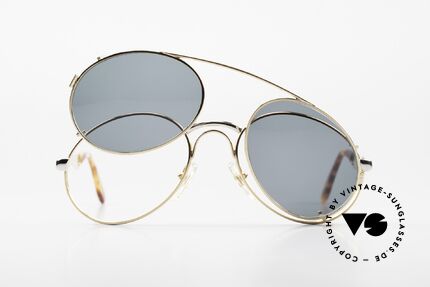 Bugatti 11948 Luxus Herrenbrille Mit Clip On, Größe: medium, Passend für Herren