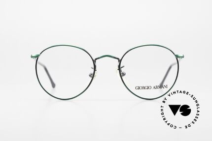 Giorgio Armani 138 Panto Brille Damen & Herren, weltbekannte Panto-Form; ein absoluter Klassiker!, Passend für Herren und Damen