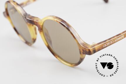 Giorgio Armani 324 Runde 90er GA Sonnenbrille, ungetragen (wie alle unsere 1990er  Design-Klassiker), Passend für Herren