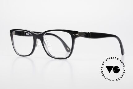 Persol 3003 Damenbrille Klassisch Schwarz, hochwertigste Materialien und Fertigungsqualität, Passend für Damen