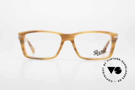 Persol 3060 Herrenbrille Klassisch Markant, klassische Brillenform in zeitloser Kolorierung, Passend für Herren