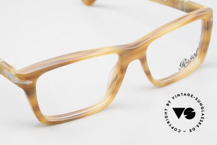 Persol 3060 Herrenbrille Klassisch Markant, orig. Name: Persol 3060-V, col. 9011, Gr. 56/17, 145, Passend für Herren