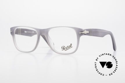 Persol 3051 Zeitlose Designerbrille Unisex, Persol 3051: neue markante Designerbrille, Größe 52/19, Passend für Herren und Damen