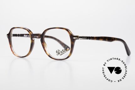 Persol 3142 Designerbrille Eckig Panto, ungetragen (wie alle unsere Persol vintage Brillen), Passend für Herren und Damen