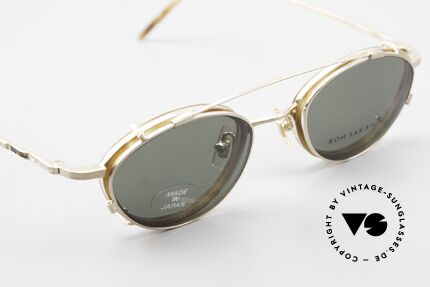 Koh Sakai KS9832 Vintage Brille Mit SonnenClip, ungetragen (wie alle unsere alten LA + Sabae Brillen), Passend für Herren und Damen Koh Sakai KS9832 Vintage Brille Mit SonnenClip, ungetragen (wie alle unsere alten LA + Sabae Brillen), Passend für Herren und Damen