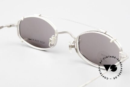 Koh Sakai KS9336 90er Oliver Peoples Eyevan Stil, ungetragen (wie alle unsere alten LA + Sabae Brillen), Passend für Herren