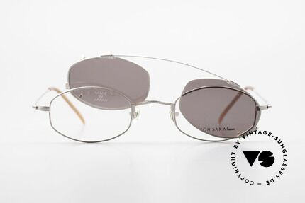 Koh Sakai KS9336 90er Oliver Peoples Eyevan Stil, Größe: medium, Passend für Herren