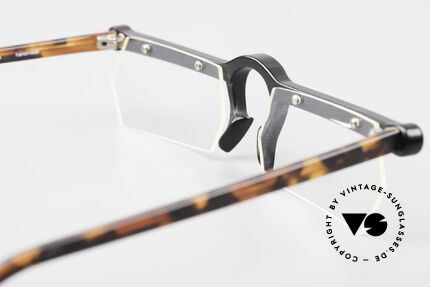 Design Maske Berlin Ethno 1 Kunstvolle 90er Vintage Brille, DEMO-Gläser sollten durch optische ersetzt werden, Passend für Herren und Damen