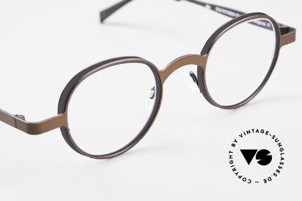 Theo Belgium Eye-Witness YD Designerbrille Damen & Herren, KEINE RETRObrille, sondern ein ca. 10 Jahre altes Unikat, Passend für Herren und Damen