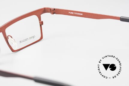 Theo Belgium Chato Eckige Titanium Brille Unisex, Größe: medium, Passend für Herren und Damen