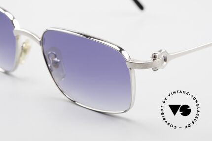 Cartier Temper Luxus Brille Mit Chanel Etui, mit neuen Sonnengläser in blau-Verlauf (100% UV), Passend für Herren