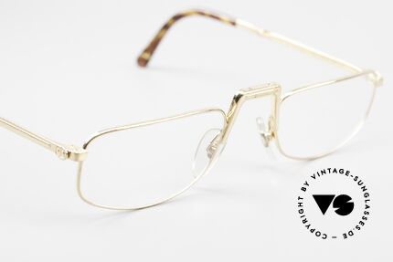 Christian Dior Saint German Faltbare Lesebrille Vergoldet, KEINE Retromode; ein 25 Jahre altes Dior Original, Passend für Herren
