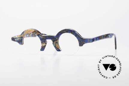 Proksch's A2 Runde 90er Brille Futuristisch Details