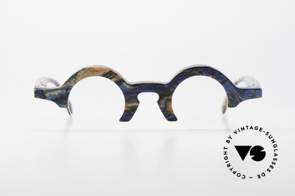 Proksch's A2 Runde 90er Brille Futuristisch, eine echte Proksch-Rarität für Charakterköpfe, Passend für Herren und Damen