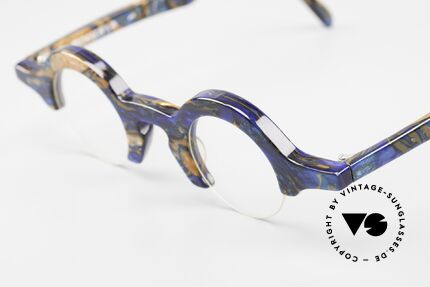 Proksch's A2 Runde 90er Brille Futuristisch, ungetragen (wie alle unsere vintage Fassungen), Passend für Herren und Damen