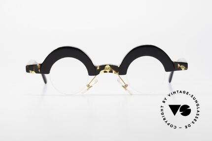 Proksch's A5 Runde 90er Nylor Brille Crazy, eine echte Proksch-Rarität für Charakterköpfe, Passend für Herren und Damen