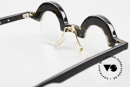 Proksch's A5 Runde 90er Nylor Brille Crazy, DEMOgläser sind beliebig optisch austauschbar, Passend für Herren und Damen