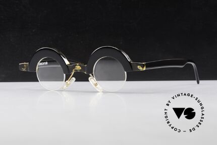 Proksch's A5 Runde 90er Nylor Brille Crazy, Größe: medium, Passend für Herren und Damen
