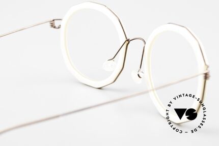Lindberg Mette Air Titan Rim Damenbrille Geometrisch Titan, Fassung kann beliebig (optisch / Sonne) verglast werden, Passend für Damen