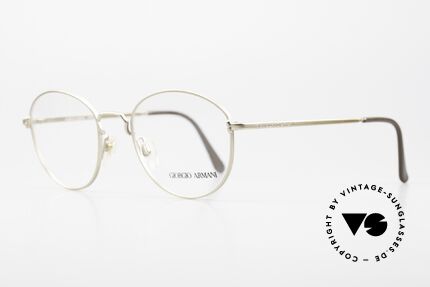 Giorgio Armani 174 Zeitlose Pantobrille 80er Jahre, "klassischer" geht's nicht (weltbekannte Panto-Form), Passend für Herren und Damen
