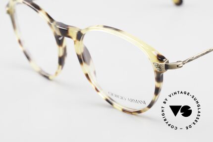 Giorgio Armani 329 Damenbrille & Herrenbrille 90er, interessante Farbkombinationen; S bis M Gr. 50-18, Passend für Herren und Damen