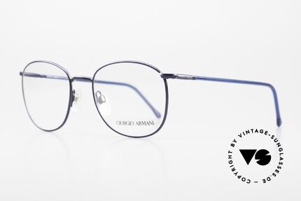 Giorgio Armani 1013 Alte Panto Stil Herrenbrille, sehr interessante Kolorierung in blau & dunkelblau, Passend für Herren