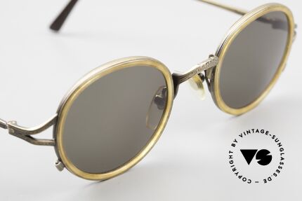 Matsuda 2835 Runde 90er Luxus Sonnenbrille, KEINE Retromode, sondern ein 25 Jahre altes ORIGINAL!, Passend für Herren und Damen