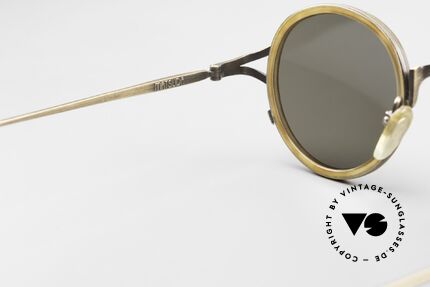 Matsuda 2835 Runde 90er Luxus Sonnenbrille, Größe: small, Passend für Herren und Damen