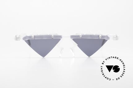 Design Maske Berlin Ethno 3 Verrückte Vintage Brille 90er, phantasievolles 90er Jahre Designs; made in Kreuzberg, Passend für Herren und Damen