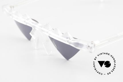 Design Maske Berlin Ethno 3 Verrückte Vintage Brille 90er, originelle, dreieckige Sonnengläser: 100% UV Protection, Passend für Herren und Damen