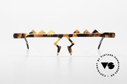 Design Maske Berlin Ethno 3 Verrückte Brille 90er Vintage, phantasievolles 90er Jahre Designs; made in Kreuzberg, Passend für Herren und Damen