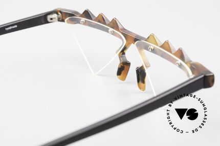 Design Maske Berlin Ethno 3 Verrückte Brille 90er Vintage, Größe: medium, Passend für Herren und Damen