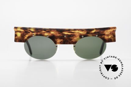 Design Maske Berlin Kappa Verrückte Vintage Sonnenbrille, phantasievolles 90er Jahre Designs; made in Kreuzberg, Passend für Herren und Damen