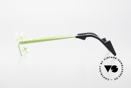 Theo Belgium Palm Beach Titaniumbrille Damen & Herren, KEINE RETRObrille, sondern ein 15 Jahre altes Original, Passend für Herren und Damen