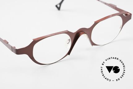 Theo Belgium Eye-Witness OB Damenbrille Avantgarde Style, ungetragenes Theo-Einzelstück für die, die sich trauen ;), Passend für Damen