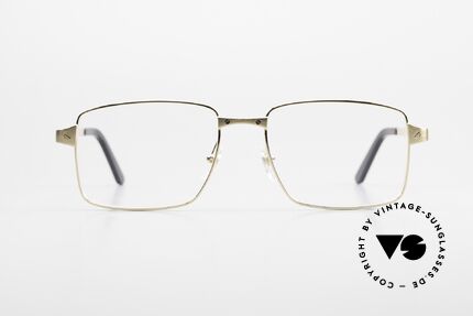Cartier Core Range CT0203O Klassische Herren Luxusbrille, Modell CT0203O, col. 001 (gold), Gr. 56x18, 140, Passend für Herren