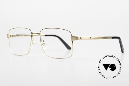 Cartier Core Range CT0203O Klassische Herren Luxusbrille, teures ORIGINAL in scheinbar zeitlosem Design, Passend für Herren