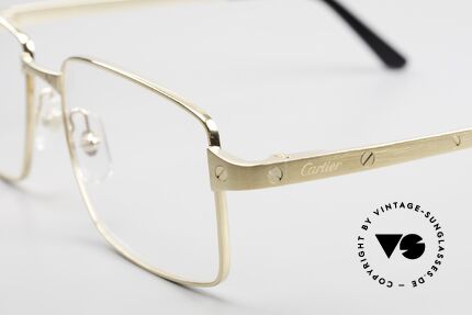 Cartier Core Range CT02030 Klassische Herren Luxusbrille, TOP-Qualität (mit flexiblen Federscharnieren), Passend für Herren
