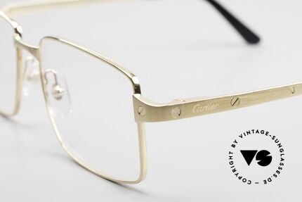 Cartier Core Range CT0203O Klassische Herren Luxusbrille, TOP-Qualität (mit flexiblen Federscharnieren), Passend für Herren