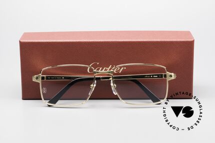 Cartier Core Range CT02030 Klassische Herren Luxusbrille, Größe: extra large, Passend für Herren