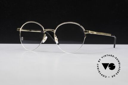 Cartier Core Range CT0108O Pantobrille Halb Randlos Unisex, Pantobrille von CARTIER für Damen und Herren, Passend für Herren und Damen